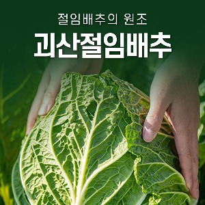 [사전예약] 원조 괴산절임배추 20kg (7~10포기)